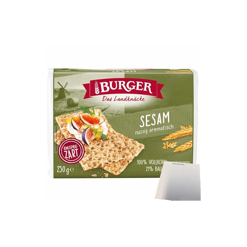 usy Bundle for Burger the Landknäcke Sesame Nutty Aromatic (250