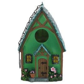 Luxshiny Casita para Pajaros Exterior Nido Colgante para Jardin Y Patio Trasero Casa De Aves para Decoracion Refugio para Aves Pequenas Facil De Colgar En Arbol Balcon O Ventana