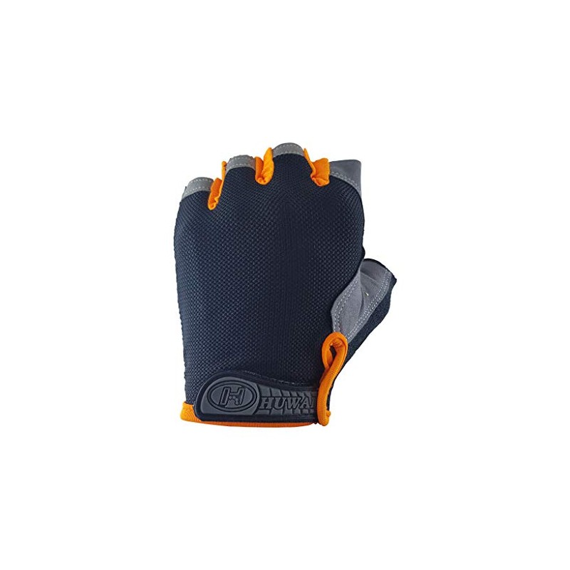 Bike Gloves Cycling Bicycle Half Fingers Gym Gloves Anti Slip