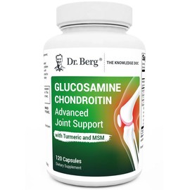 Glucosamine Chondroitin Advanced Joint Support with MSM - 120 Vegetable Capsules Supplement Healthcare Vitamin