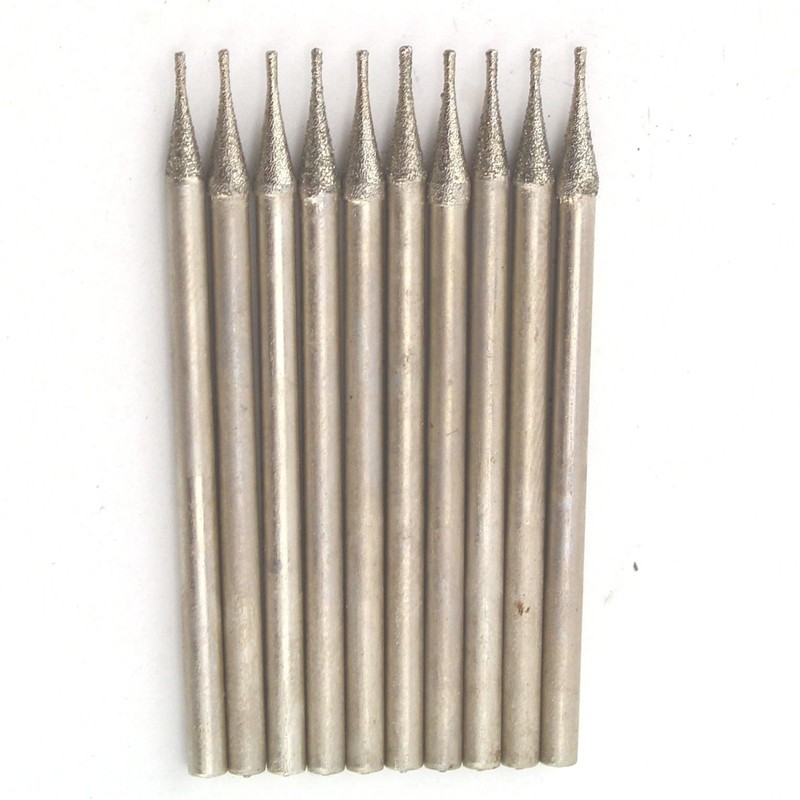 ILOVETOOL 0.7mm Micro Diamond Drill Bits Tools for Gemstone Sea