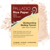 Palladio Papeles Faciales de Arroz para Piel Grasa, Hojas Absorbentes
