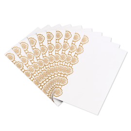 American Greetings Money Gift Envelopes (10-Count) for Wedding, Christmas (White and Gold)