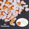 Hilitchi 200-Pcs Data Phone Wire Butt Splice 2/3 Ports UY/UR/UB
