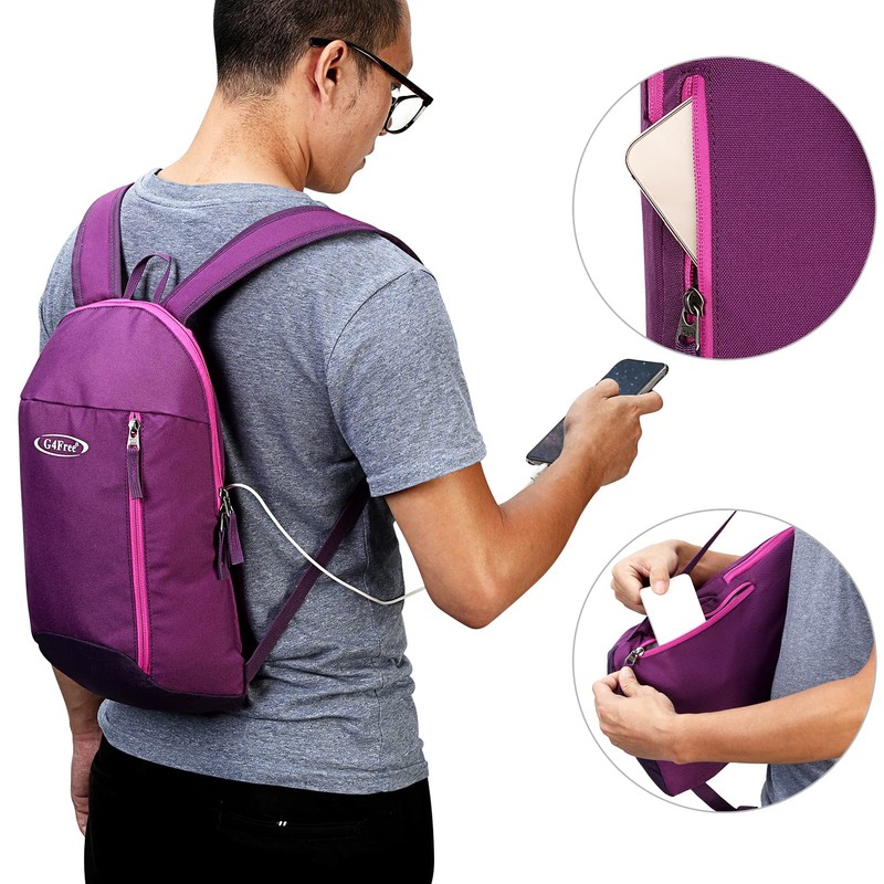 G4Free Hiking Backpack 10L Lightweight Compact Versatile Outdoor Backpack for