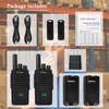 PTTalky FR2 Plus Walkie Talkies Long Range, Portable 2 Way