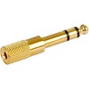 Poppstar 2x Audio Adapter Coupler Jack 3.5 mm Female to