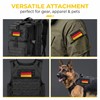 Pack of 6 Mini Germany Flag Patches, 8 x 5
