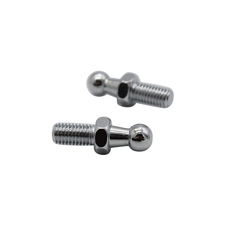 2Pcs 10mm Ball Stud Bolt M8 for Gas Strut Ball