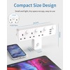 Plug Adapter, Mscien 3 Way Extension Plug with 3 USB,