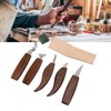 Walnut Wood Carving Knife Non Slip Comfortable Wood Carving Whittling