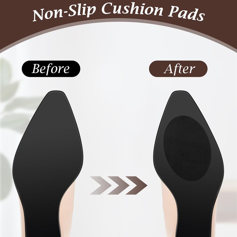 UKOFEW Pack of 4 Non-Slip Soles, 25 x 10 cm