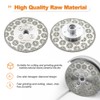 Electroplated Diamond Cutting Grinding Disc,BRSCHNITT 5 inch 125mm for Granite