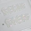 Aurora Ice Pop Homemade Nail Tips - Coffin / 오로라