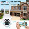 BAKEWAY Cámara de Seguridad Exterior WiFi HD 1080P IP66 Impermeable