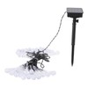 Solar Water Drop String Lights 21 Feet 30 LEDs Waterproof
