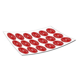 Sticker Alarm System Alarm Closure Warning Sticker Set of 18 in 3 cm Safety Stickers