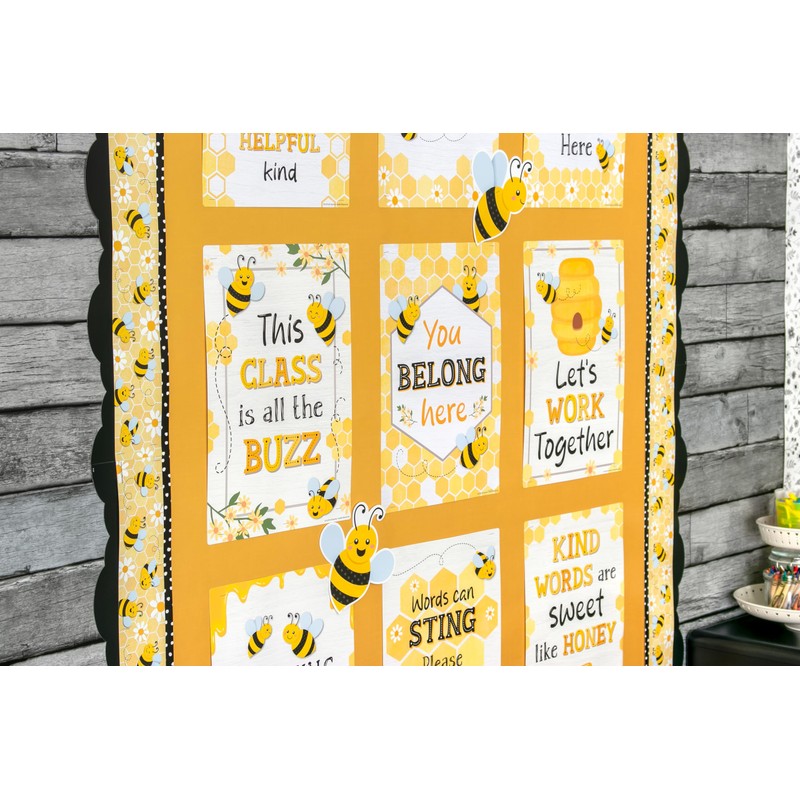 Teacher Created Resources Buzzing Bees Positive Sayings Small Poster Pack