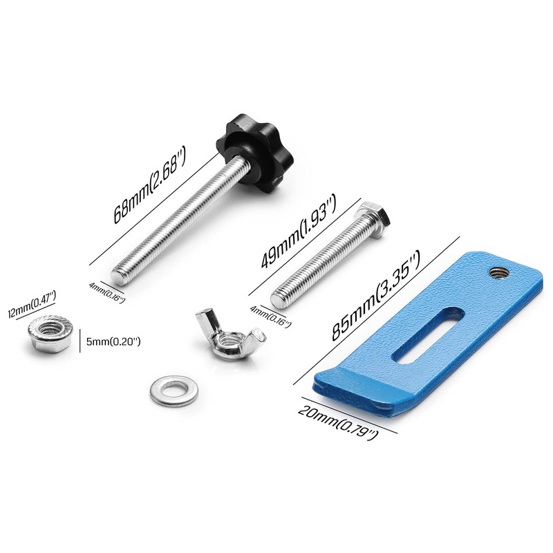 Genmitsu 4 Pack Hold Down Clamp Kit, CNC Router Clamp