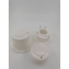 BBMTA Replacement RV Plumbing Vent Cap Fits RV Trailer Camper 1 1/2" Pipe Removable Cap RV Roof Sewer Vent Cover Caps（2pack）