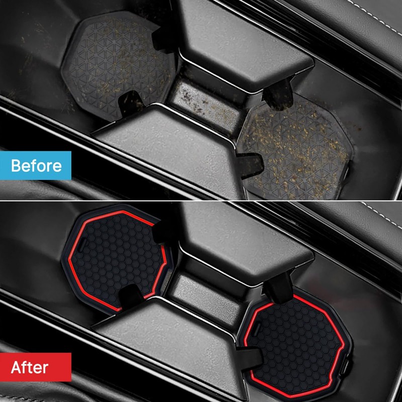 for Accord 2023 2024 Car Cup Holder Inserts Coasters, Car