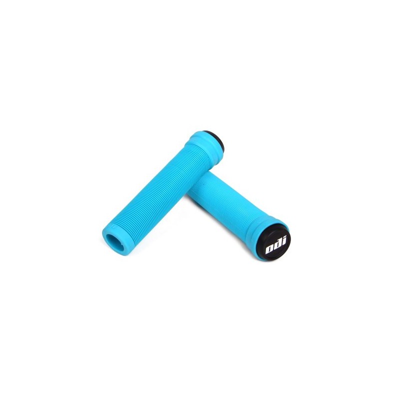 ODI BMX Long Neck Sl Flangeless Grips Light Blue 143