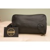 Haircut & Shave Co. Leather Toiletry Bag Dopp Kit with