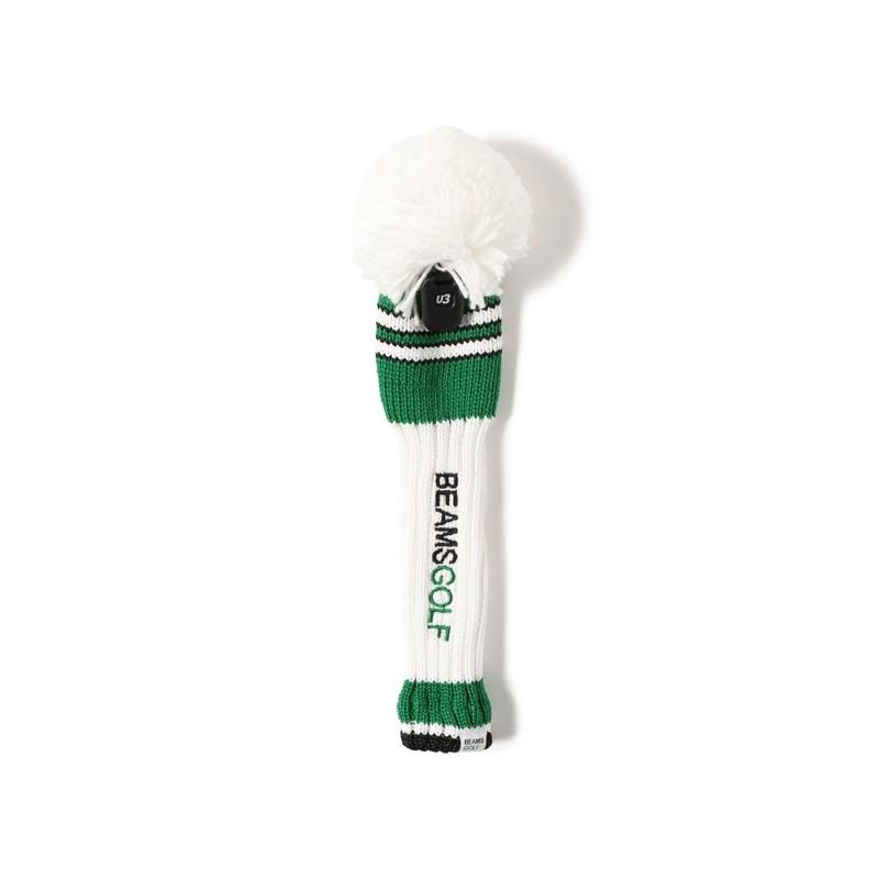 Beams Golf Knit Headcover 2 (Utility), green