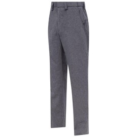 Smitty BBS364 Men's Lightweight Flat Front Tapered Umpire Base Pant - Expander Waistband (Heather Grey, 34)