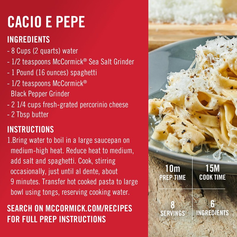 McCormick Pure Ground Black Pepper, 6 oz