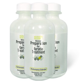 Preparation for Keratin Treatment Pre Brazilian Keratin Treatment Booster Cream Helps Keratin Blowout Treatments Deliver Better Result by 25-35% (12oz)