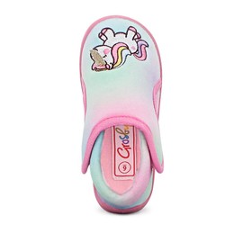 Grosby Girl's Unicorn Slipper, Rainbow, UK 9/US 9.5 Little Kid
