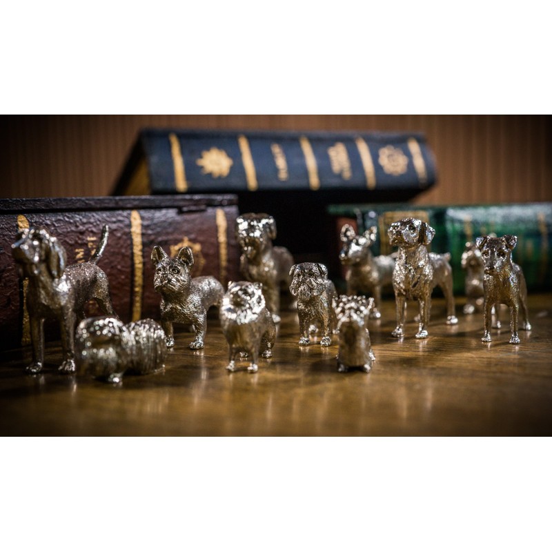 Border Terrier Made in UK Artistic Style Dog Figurine Collection