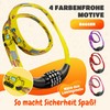 Children's Bicycle Lock with Numbers - Children's Bicycle Lock 65