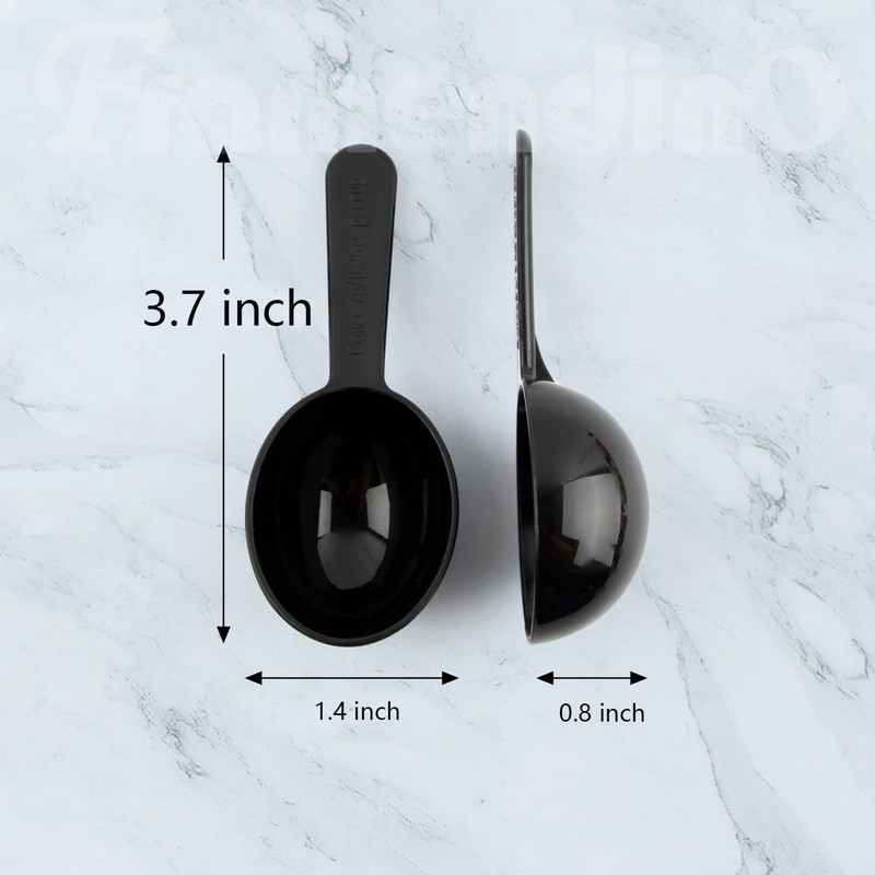 Framendino, 10 Pack Plastic Coffee Measuring Spoons Short Handle Scoops
