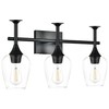 Onesto Lighting Paris Modern Black Bathroom Wall Light Fixtures Over