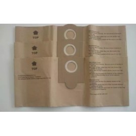 For Fein Replacement Fein 3 Turbo-I 913038K01 Disposable Paper Bags Turbo I Models, Ge...