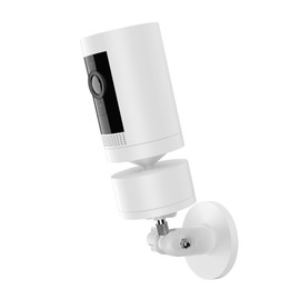 HOLACA Magnetic Camera 1/4 Wall Mount Stand for Pan Tilt Mount Indoor Outdoor Camera ,No Tools Directly Attached to Steel or Other Magnetic Surfaces,White