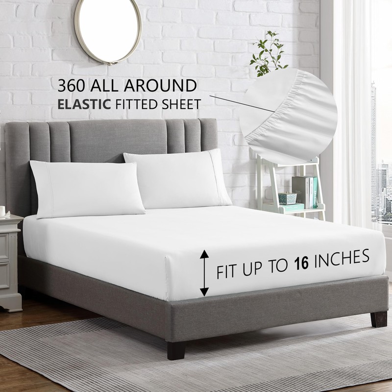 American Home Collection Bed-in-a-Bag 5 Pieces Twin Comforter Set with