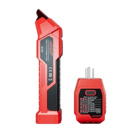 Irfora Circuit Breaker Finder，AC Circuit Breaker Finder with Integrated GFCI Outlet Tester AC 90-120V USA Plug Socket Line Sequence Detection and Digital Circuit Breaker Finder for Home Factory