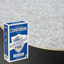 RISO CARNAROLI | Risotto Rice | 500 g | From Italy | Risottos and Soups | RISERA CAMPANINI