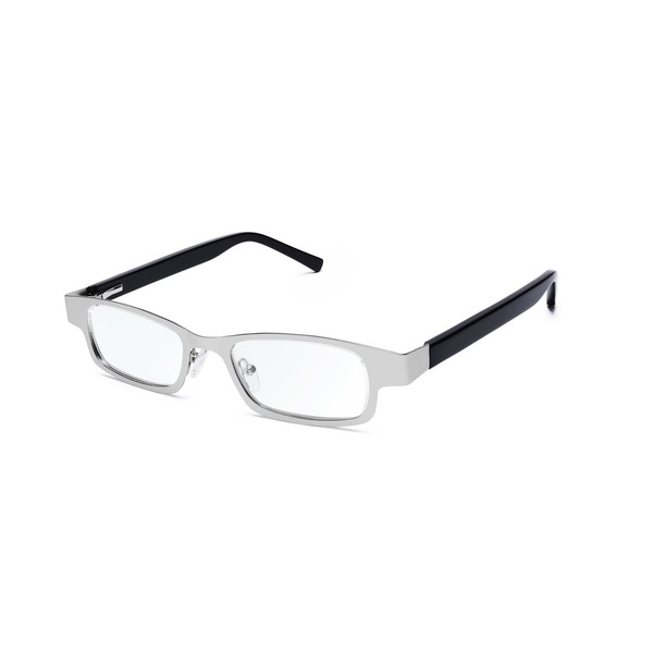 Eyejusters, Self-Adjustable Glasses, Combination, Sliver & Black