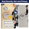 Keyed Commercial Privacy Indicator Door Lock, Heavy Duty Vacant Occupied