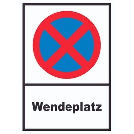 Parken verboten Reversible Place Sign