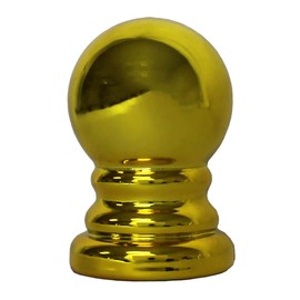 Gold Ball Flag Pole Topper Finial Replacement for Spinning Pole (2 in.)