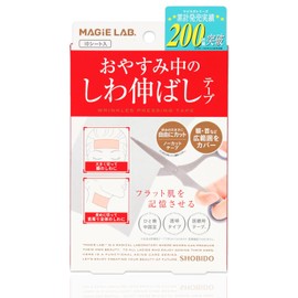 Magilabo Shobido MG13398 Wrinkle Reducing Tape, Free Cut Pack, 10 Sheets, Large Capacity, Neck, Forehead, Eyebrow, Smoothing Line, Wrinkles