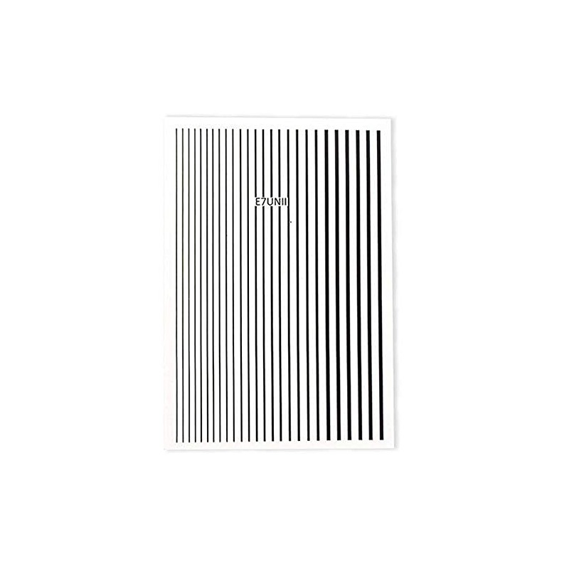 5 Flexible Stripes Sticker - Selbstklebende elastische Streifen in Gold,