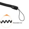 PATIKIL 5pcs Retractable Spring Coil Strap 270mm Plastic Spiral Elastic