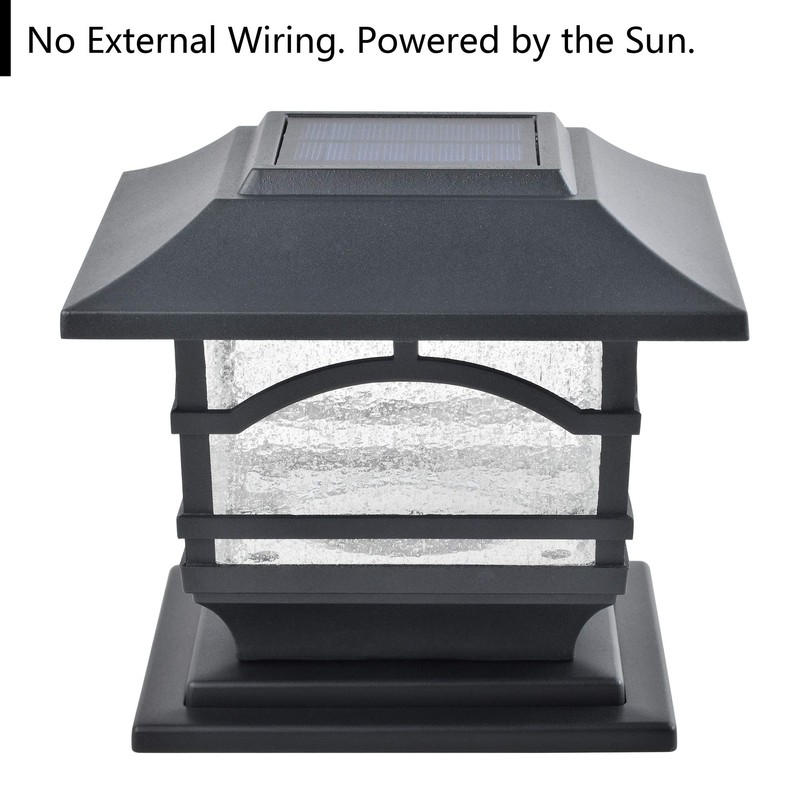 Davinci Lighting Premium Solar Outdoor Post Cap Lights - 4x4