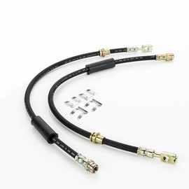 LST 2x Brake Hose Brake Line Set Front Axle + Retaining Clamp TT 8J - 620 mm